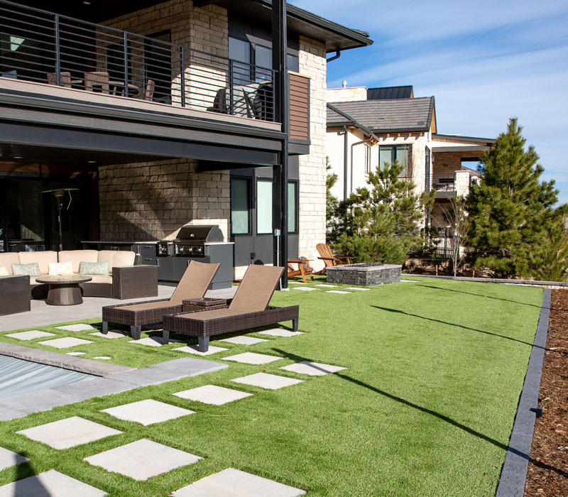 artificial grass installation in Denver, CO